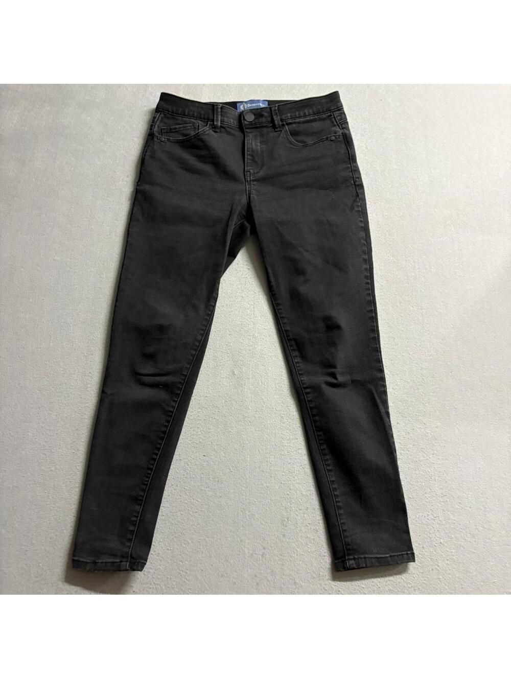 Democracy Ab solution Skinny Jeans Womens Size 6 Black Denim Stretch Ankle Pants